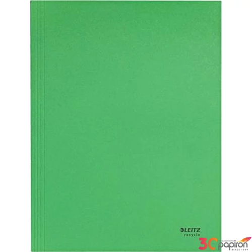 Pólyás dosszié Leitz A4 karton, Recycle, zöld E39060055