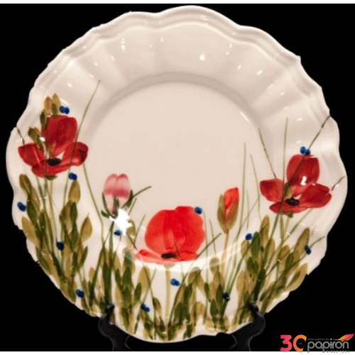 Tányér desszertes kerámia 19cm, PolaExpress