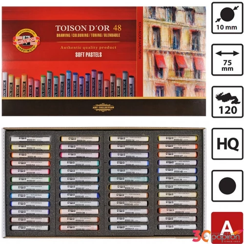 Porkréta 48 Toison d'or Koh-I-Noor 8516 porpasztell iskolaszer- tanszer