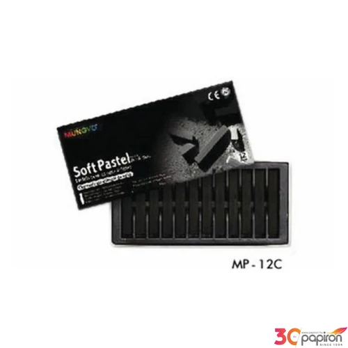 Porpasztell 12db - szénfekete