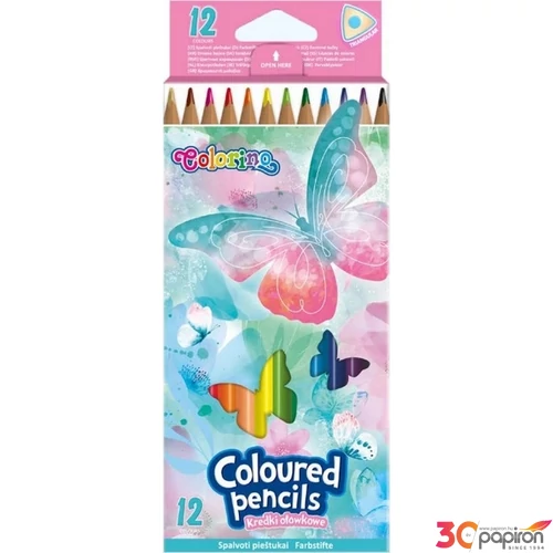 Színes ceruza háromszög Follow your Dreams 12 szín Colorino