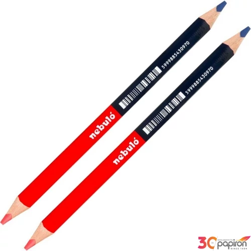 Postairon piros-kék Nebulo Jumbo 2db háromszögletű vastag Írószerek NEBULO JRNB-TR-2