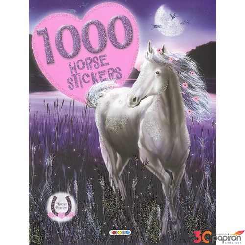 Princess Top foglalkoztató Horses Passion - 1000 ló matricája 2. Napraforgó könyvek