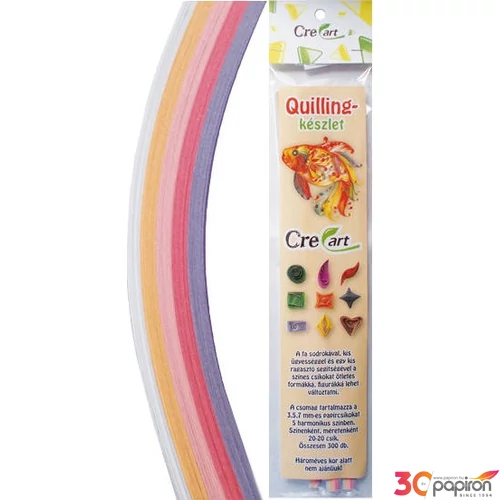 Quillingpapír 300db-os virágzó viola