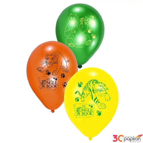 Partylufi mintás Jungle Book 6db/csomag R450215