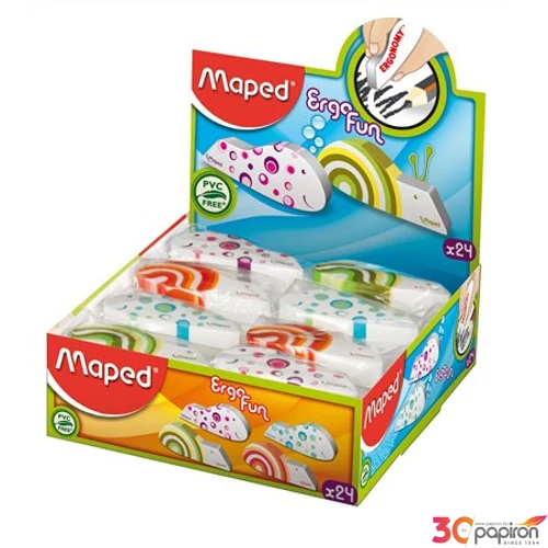 Radír Maped Ergo Fun PVC-mentes csiga, bálna figura Javítás, ragasztás Maped 119711