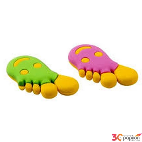 Radír CFS Cool for School FOOT lábfej alakú smile radír iskolaszezonos termék Papiron