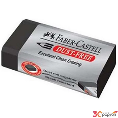 Faber-Castell radír forgácsmentes fekete dust-free prémium minőségű termék 187124