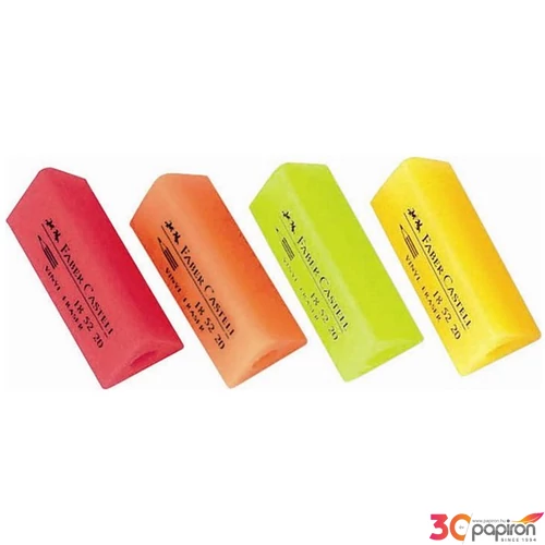 Faber-Castell ceruzafogó radír Grip ceruzafogó háromszög neon színes PV prémium minőségű termék 185220 - .13