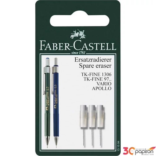 Faber-Castell radír TK-Fine ceruzához 3db-os - 131594 eraser prémium minőségű termék 131594