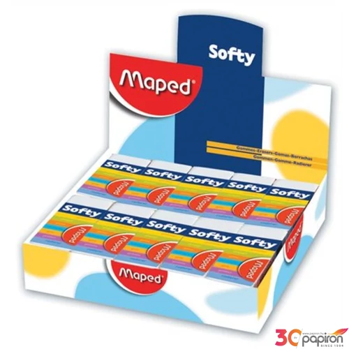 Radír Maped softy PVC-mentes papírtokos ceruzaradír Javítás, ragasztás Maped 511790