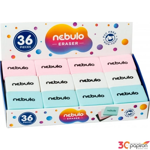 Radír Nebulo 3 féle színben 