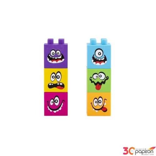 Radír Trendhaus Little Monster 3 emeltes torony 2 féle készlet 957085