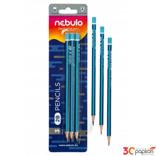Grafitceruza 2B Nebulo 3db-os