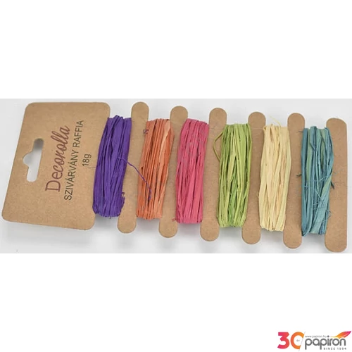 Raffia 18g szivárvány