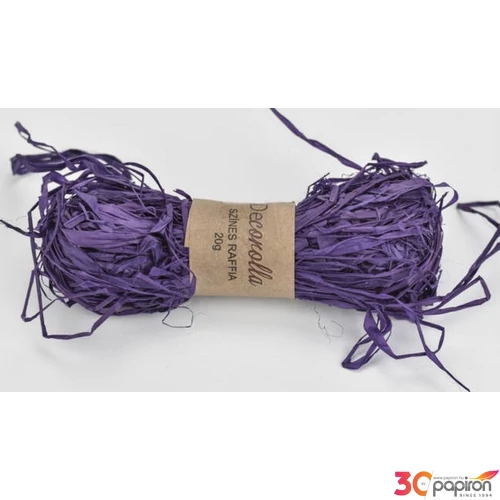 Raffia 20g lila színű