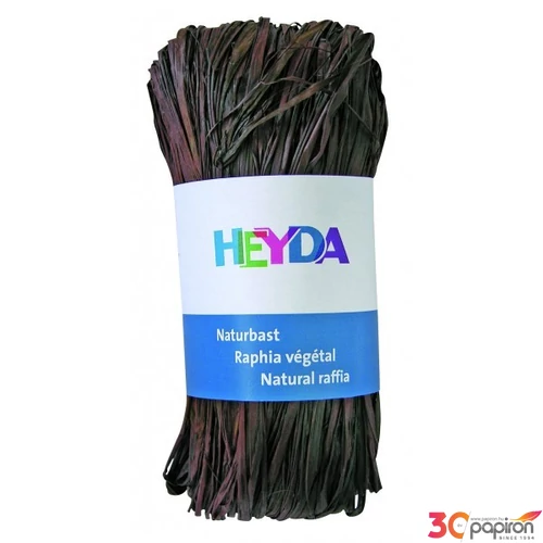 Raffia Heyda 50g természetes anyagból barna 204887798