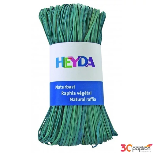 Raffia Heyda 50g természetes anyagból pasztellkék 204887786