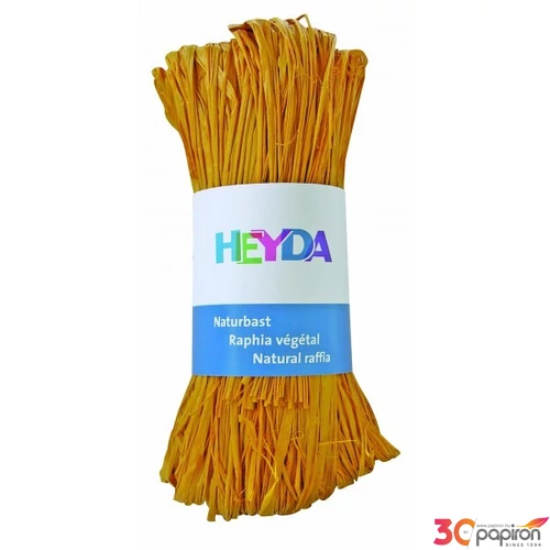 Raffia Heyda 50g természetes anyagból sárga 204887790