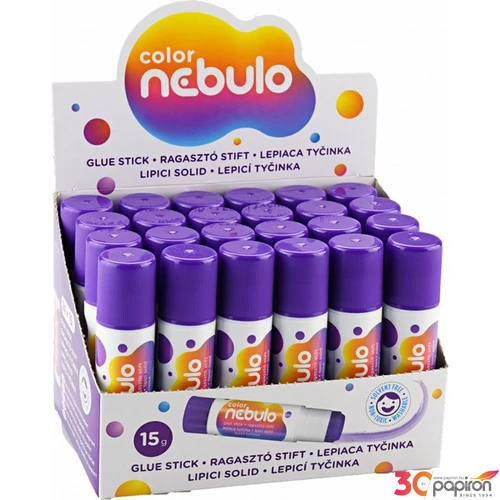 Ragasztóstift 15gr Nebulo színes PVP alapanyagból extra minőség! NCST-15