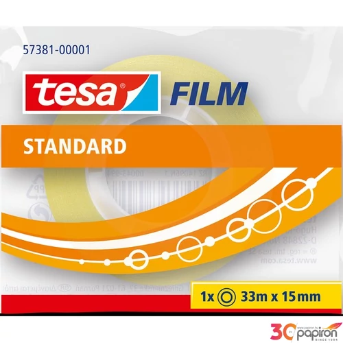 Ragasztószalag 15mmx33m TESA Standard TESAfilm Standard 57381