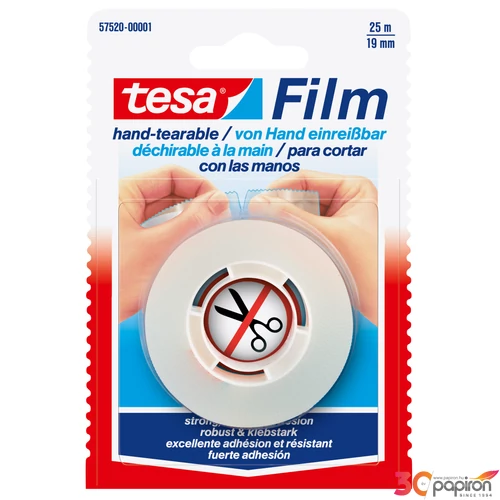 Ragasztószalag 19mmx25m TESA kézzel téphető TESAfilm 57520