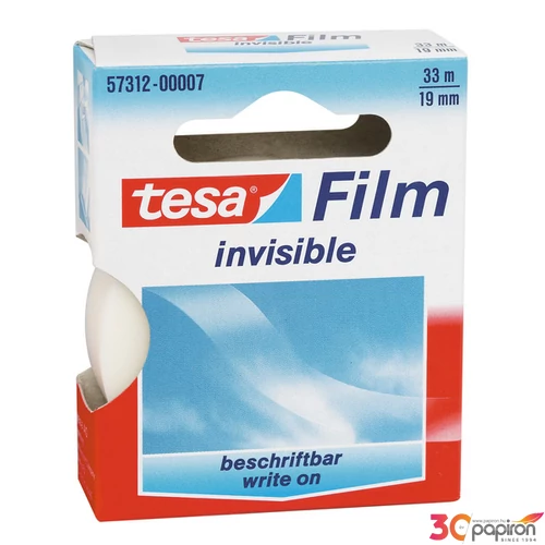 Ragasztószalag 19mmx33m TESA írható TESAfilm Invisible 57312