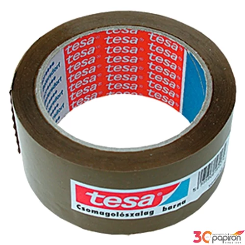 Ragasztószalag 75mmx66m Tesa transzparens-barna Tesa 4280