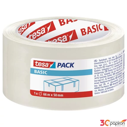 Ragasztószalag 50mmx66m TESA Basic Ragasztószalag átlátszó - 7550069000