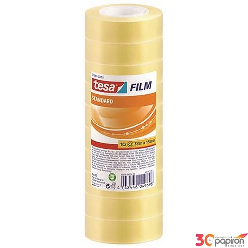 Ragasztószalag Tesa 15 mm x 33 m, tesafilm, átlátszó