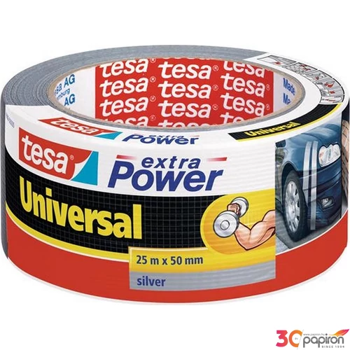Ragasztószalag TESA Extra Power, ezüst 50mm x 25m