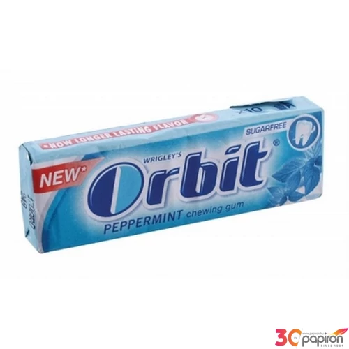 Rágó Orbit Peppermint 14g drazsé 1DB KHE106