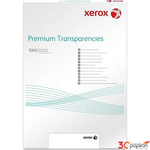 Írásvetitő fólia A4 XEROX fek.-feh. másolóba, lézernyomtató 100lap Prezentáció XEROX 003R98198