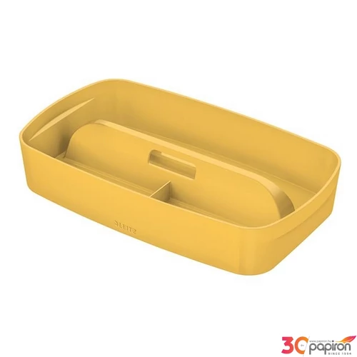 Rendszerező tálca Leitz fogantyúval, MyBox Cosy, melegsárga Csomagolás, tárolás Dizájn tárolódobozok