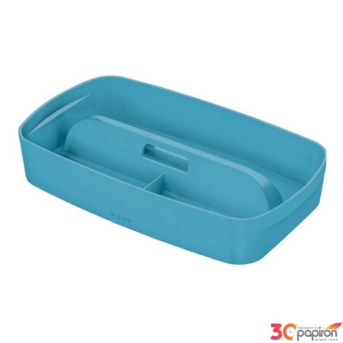 Rendszerező tálca Leitz fogantyúval, MyBox Cosy, nyugodtkék Csomagolás, tárolás Dizájn tárolódobozok