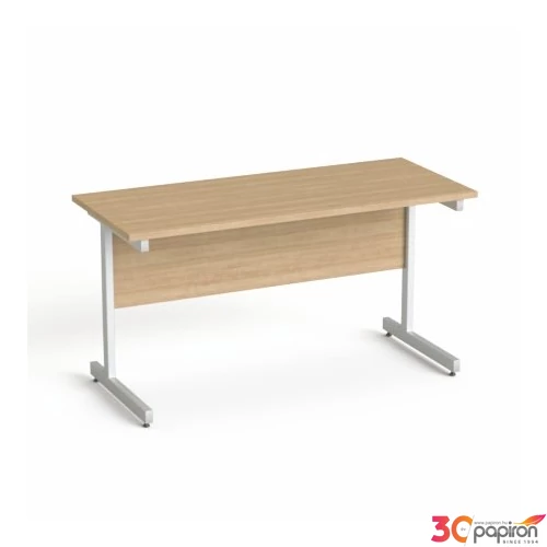 Íróasztal MAYA SV-26 Íróasztal, szürke fémlábbal, 140x70 cm, IBXA26K