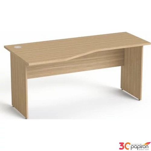 Íróasztal Mayah SV-24 íves, balos, laplábbal, 160x80 cm, Freedom SV-24", kőris
