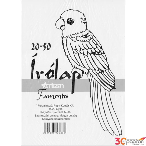 Írólap famentes 20-50 papagáj 50lap 60g-os neylonos kntr. FEHÉR SZÉP Irodai papíráru
