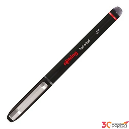 Rollertoll Rotring 0,7mm kupakos, Rollerball fekete