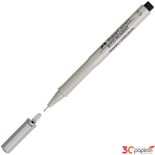Faber-Castell tűfilc 0,3mm Ecco-Pigment fekete rostiron 166399