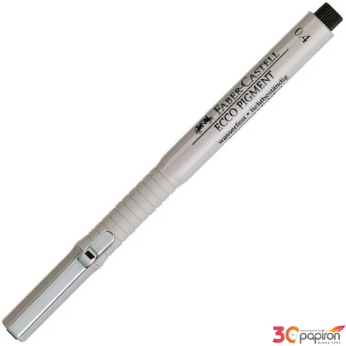 Faber-Castell tűfilc 0,4mm Ecco-Pigment fekete rostiron 166499