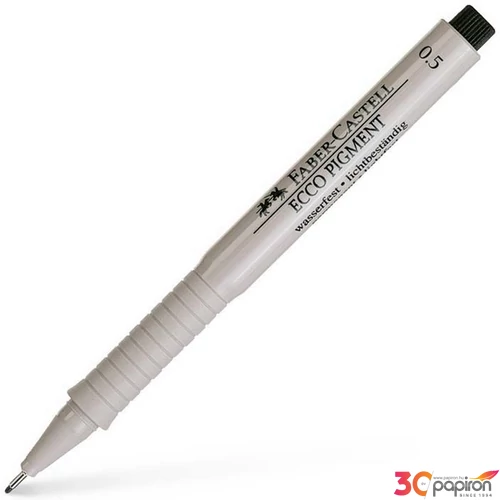 Faber-Castell tűfilc 0,5mm Ecco-Pigment fekete rostiron 166599