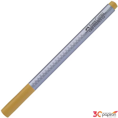 Faber-Castell tűfilc 0,4mm Grip okker barna rostiron 151682
