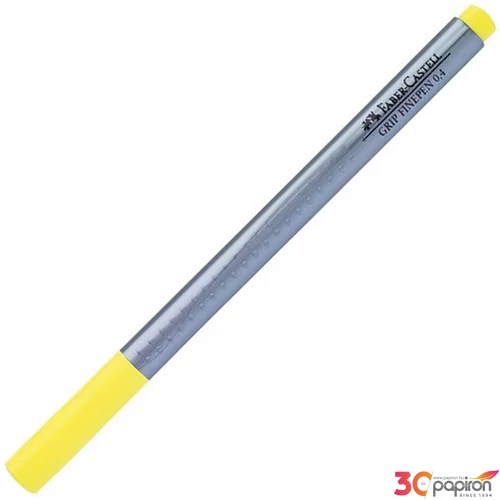 Faber-Castell tűfilc 0,4mm Grip sárga rostiron 151607