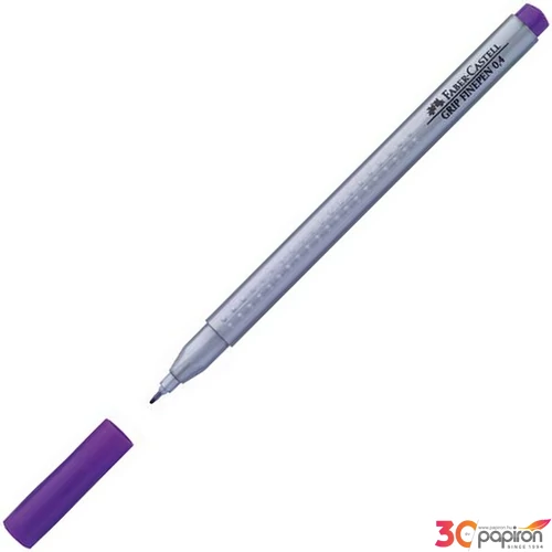 Faber-Castell tűfilc 0,4mm Grip sötétlila rostiron 151634