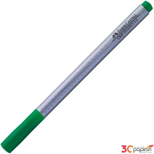 Faber-Castell tűfilc 0,4mm Grip zöld rostiron 151667