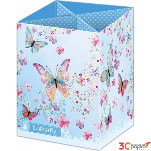 Írószertartó asztali osztott Butterfly kék írószertartó 1923-0303-02