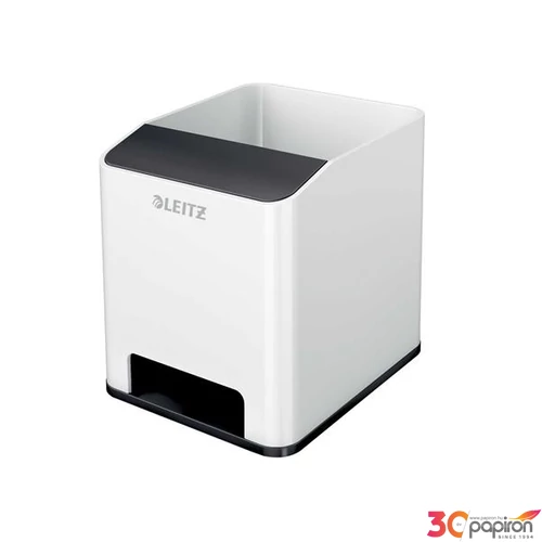Írószertartó Leitz WOW kettős színhatású fehér-fekete E53631095