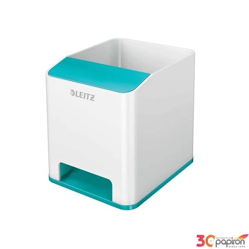 Írószertartó Leitz WOW kettős színhatású fehér-jégkék E53631051