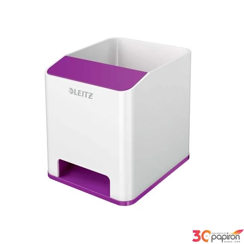 Írószertartó Leitz WOW kettős színhatású fehér-lila E53631062
